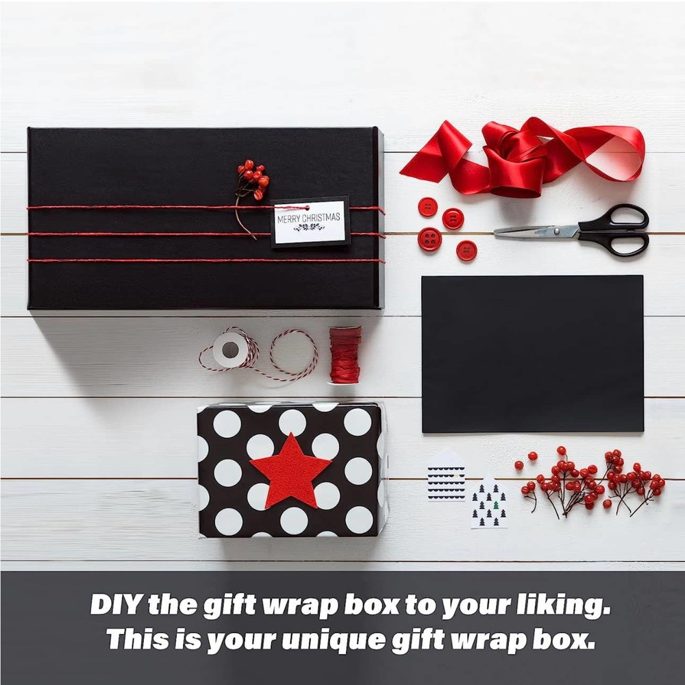NEW Ditwis Luxury 4 Pack 12x6x4 Inches Gift Boxes with Magnetic Closure Lids - Picture 6 of 7